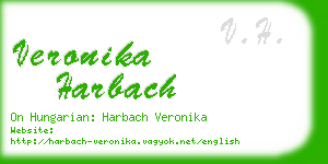 veronika harbach business card